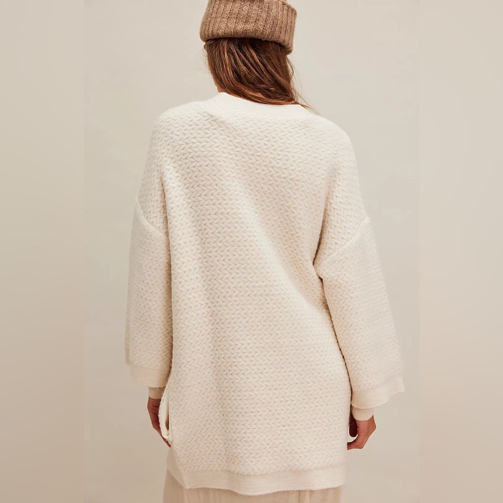 Free People Herringbone Stitch Kimono cardigan - Picture 2 of 3